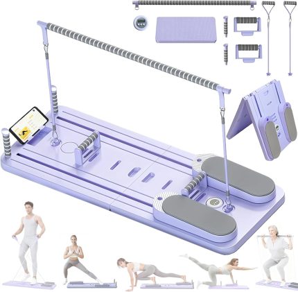 Compact Pilates Reformer Board for Home Workout
